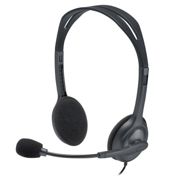 Logitech H111 Wired Stereo Headset with Noise-Canceling Microphone