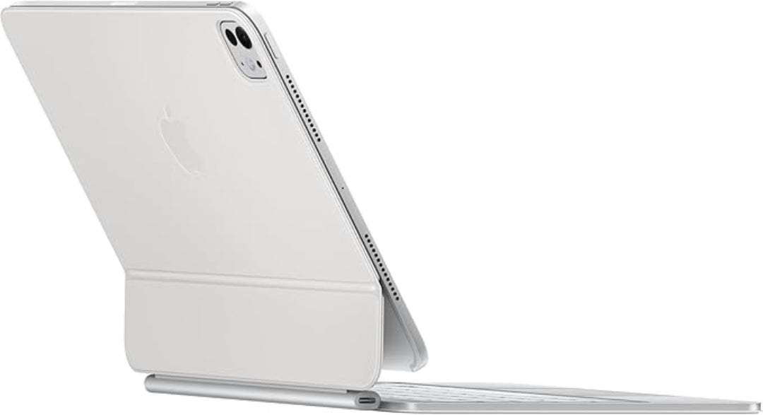 Apple Magic Keyboard for iPad Pro 11‑inch (5th Gen M4, 2024) -USB‑C Backlit Keyboard with Haptic Trackpad– White