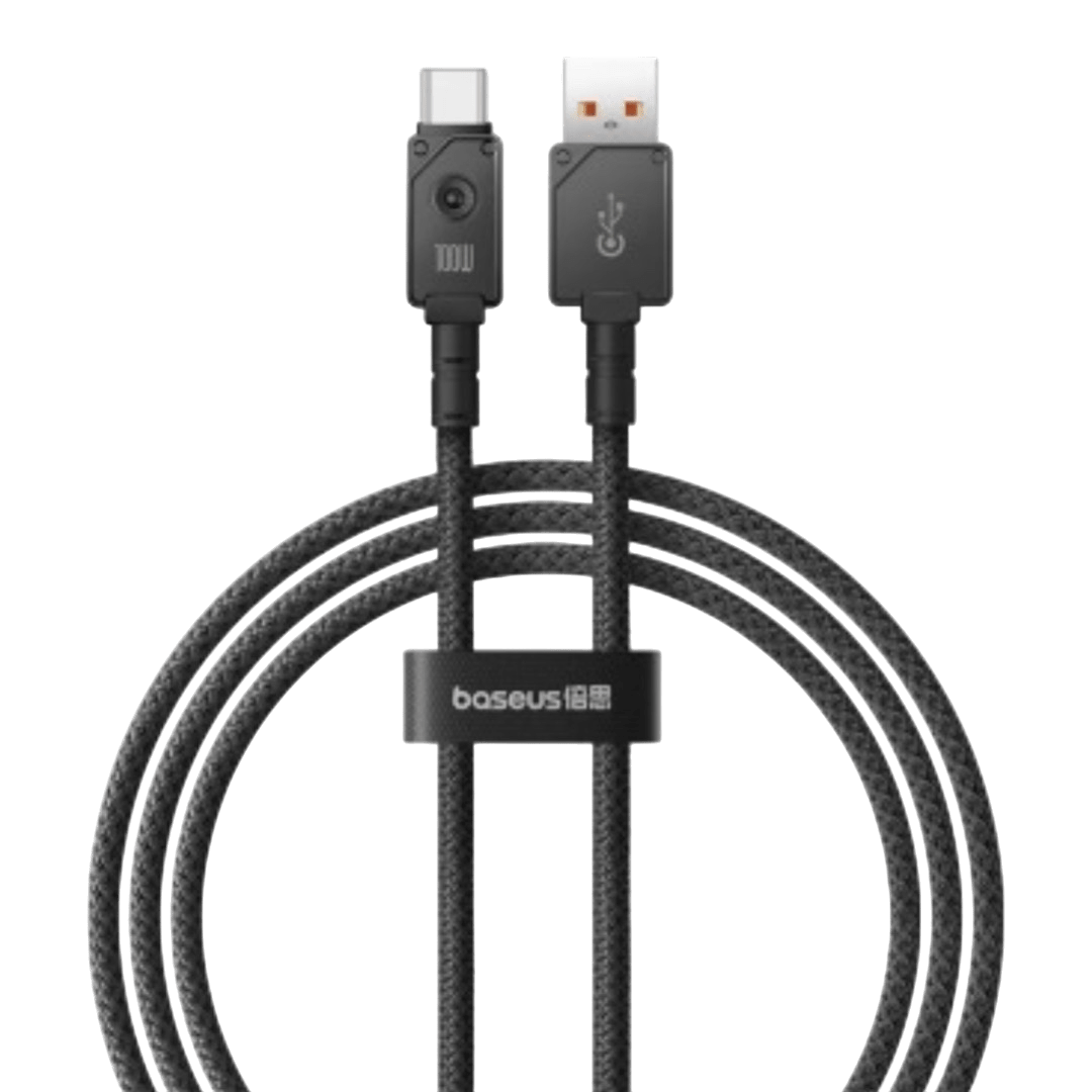 Baseus Unbreakable Series 100W Fast Charging Data Cable USB-A to Type-C 6A 1M - Black