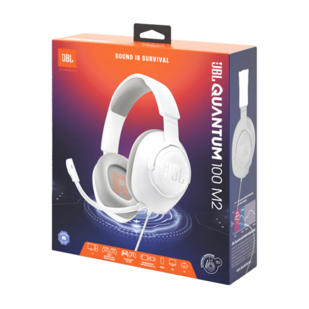 JBL Quantum 100M2 – Pro Wired Headset with Game-Ready Sound Profile