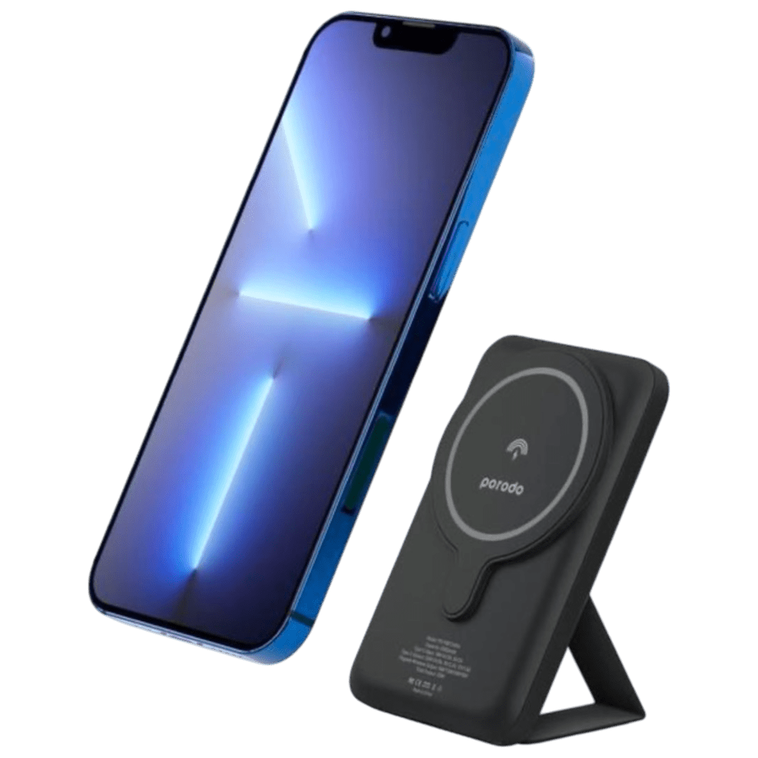 Porodo MagSafe Power Bank – 5000mAh, Magnetic, Compact, Wireless Charging