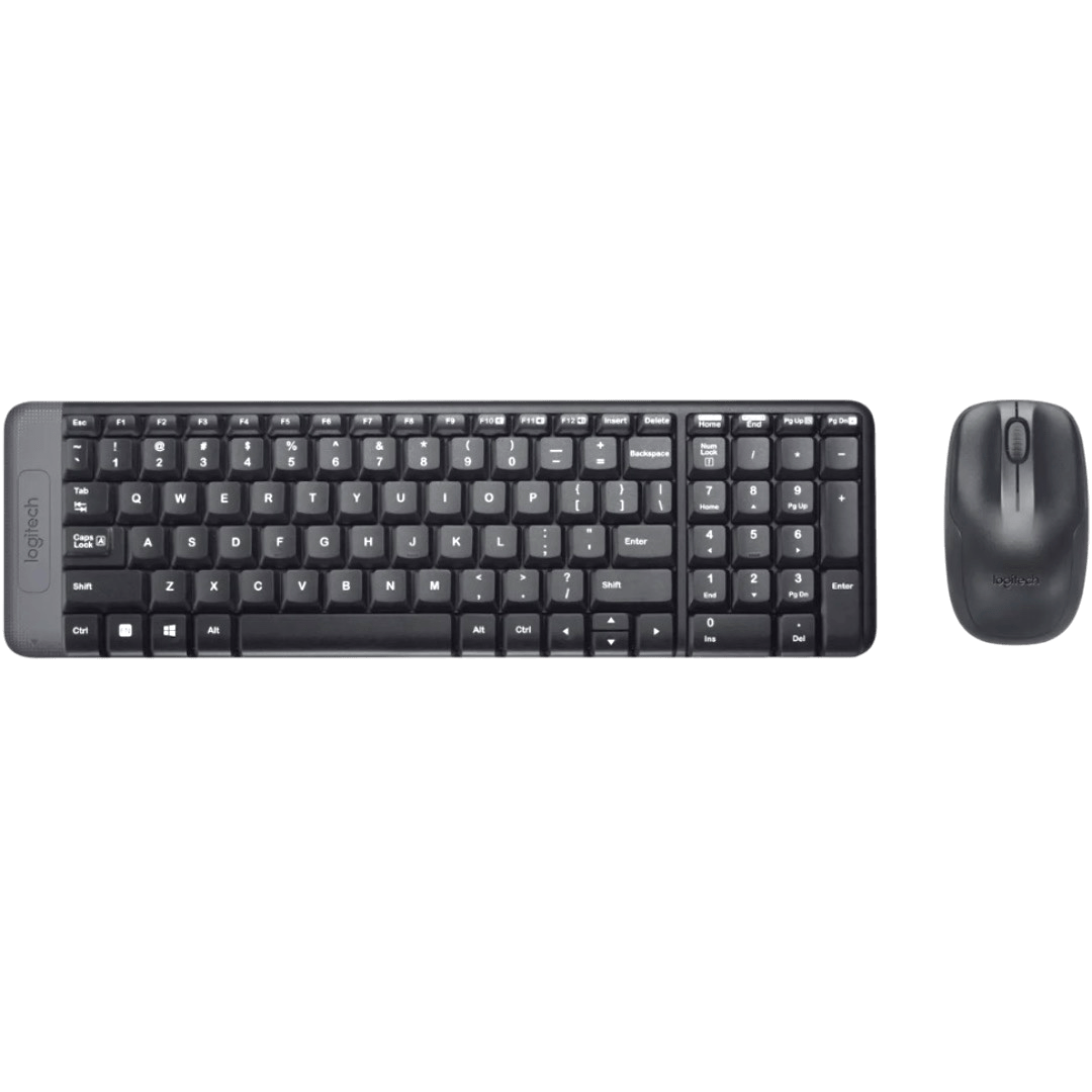 Logitech MK220 - 3160 Desktop Wireless Keyboard & Mouse With Arabic