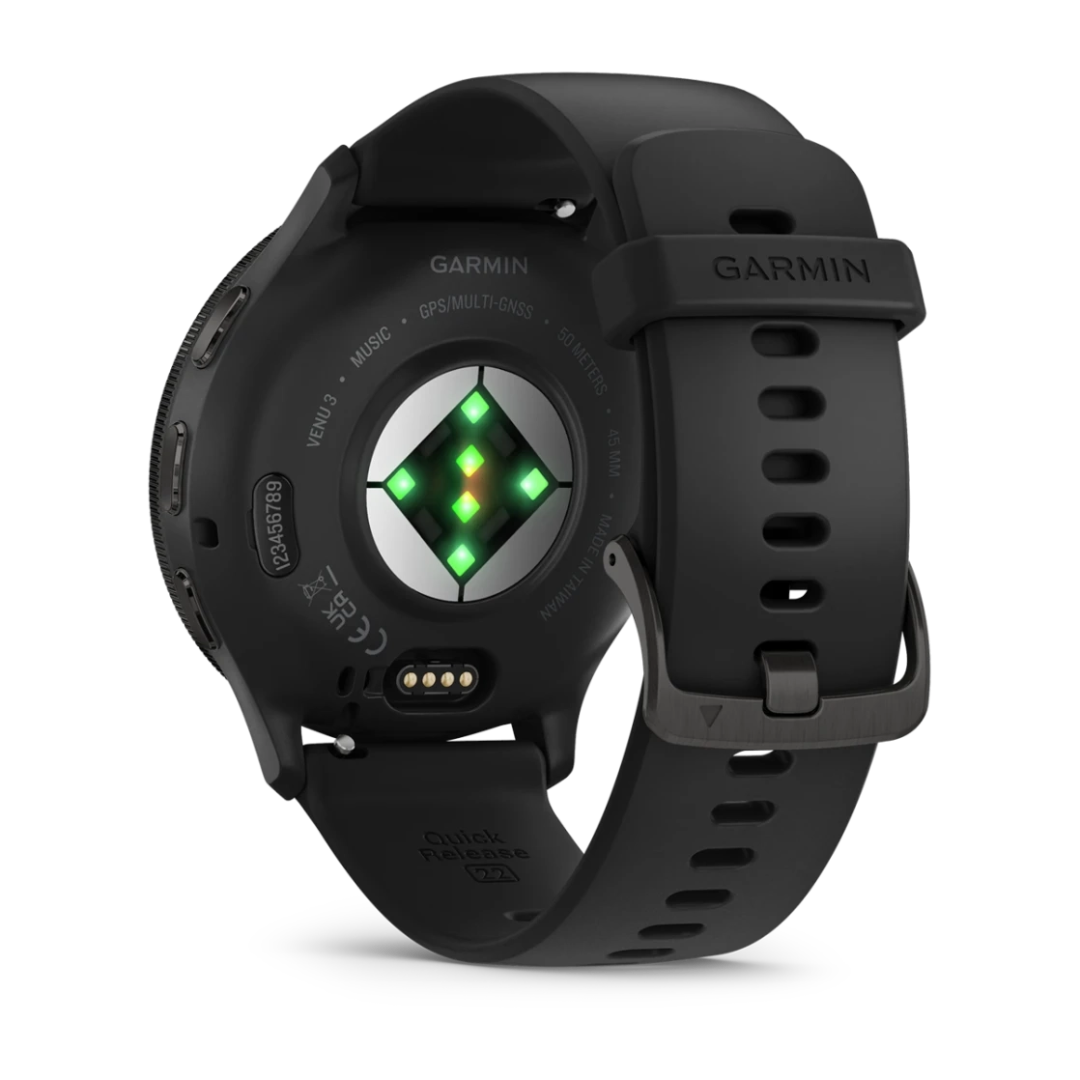 Garmin Venu® 3 – Premium AMOLED Fitness Smartwatch with Sleep Coaching, Wheelchair Mode & Built-in Speaker