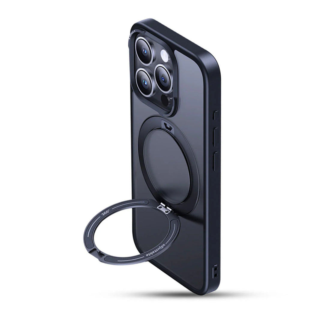 Baseus Cyberloop Series Magnetic Case for iPhone 15 Pro Max –MagSafe-Compatible, Slim & Shockproof-Frosted Black |