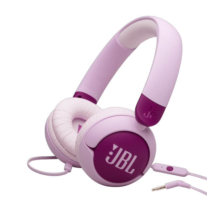 JBL Junior 320 Wired Kids Headphones – Safe Volume, Durable Design, and Customizable Style