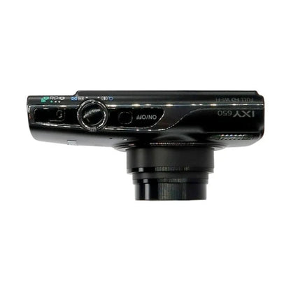 Canon IXY 650 Compact Digital Camera – 20.2MP, 12x Optical Zoom, Wi-Fi & NFC – Full HD Video, Slim Design – Black