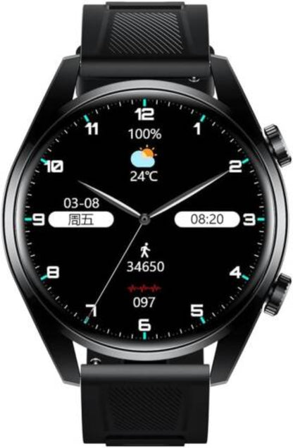 Porodo Nebula Smartwatch – Full-Touch Display, Health Tracking, Silicone Band