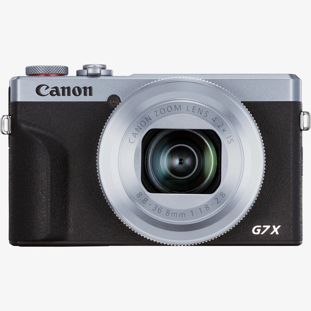 Canon PowerShot G7 X Mark III – 20.1MP 1.0" CMOS Sensor, 4K Video, Flip Screen, Wi-Fi & Bluetooth – Vlogging & Live Streaming Camera- Silver