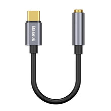 Baseus Cable Reduction From USB-C To 3.5mm Audio Jack L54 (female) Deep Gray