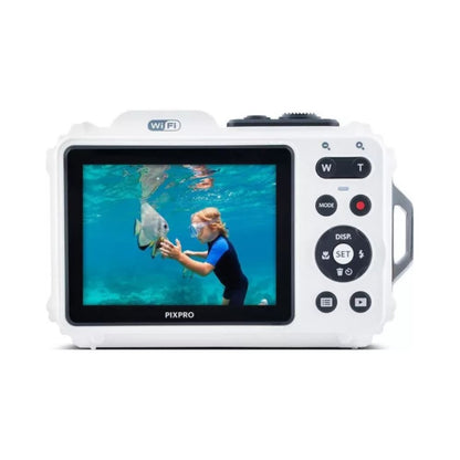 KODAK PIXPRO WPZ2 Waterproof Digital Camera – 16MP, 4x Optical Zoom, Full HD 1080p Video, Rugged Design for Underwater & Outdoor Use-White