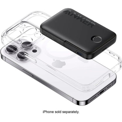 Anker 622 MagGo – Snap-On Charger with Kickstand, 5000mAh-Black