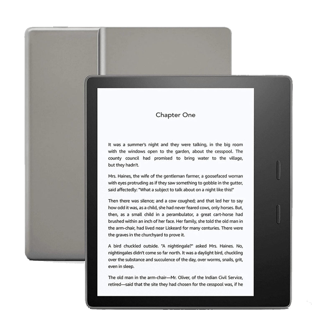 Amazon Kindle Oasis – 8GB Deluxe E-Ink Reader with Warm Light (Graphite)