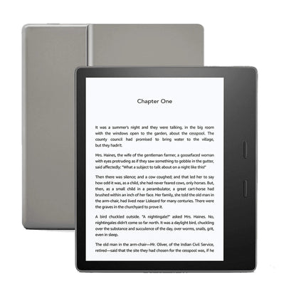 Amazon Kindle Oasis – 8GB Deluxe E-Ink Reader with Warm Light (Graphite)