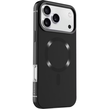 Levelo Opulis MagSafe Frosted Case Black - iPhone 17 Pro Max