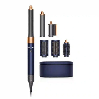Dyson HS05 Airwrap Complete Long – Style Without Extreme Heat(Prussian Blue / Rich Copper)