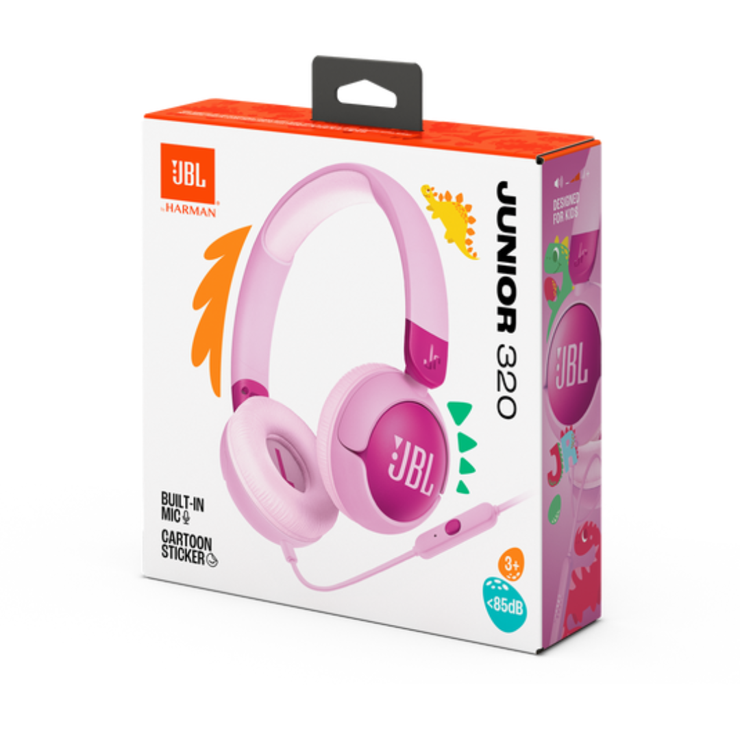JBL Junior 320 – Wired Kids Headphones with Safe Sound Limit