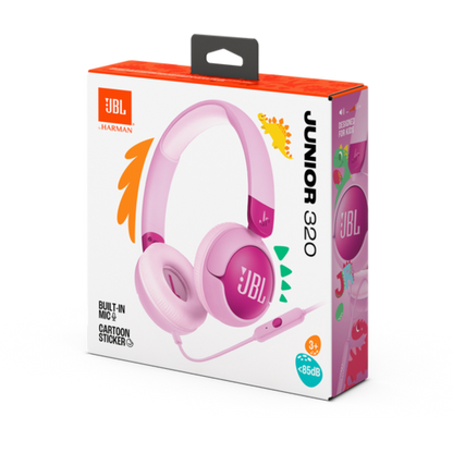 JBL Junior 320 – Wired Kids Headphones with Safe Sound Limit