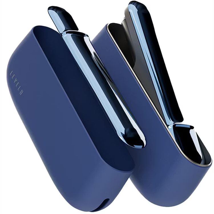 Levelo Iris Pro Silicone Case for IQOS ILUMA 2023 -Slip Resistant- Blue
