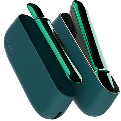 Levelo Iris Pro Silicone Case for IQOS ILUMA 2023 -Slip-Resistant Green