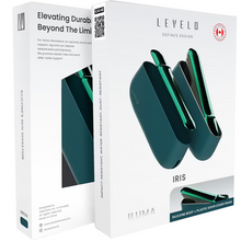 Levelo Iris Pro Silicone Case for IQOS ILUMA 2023 -Slip-Resistant Green