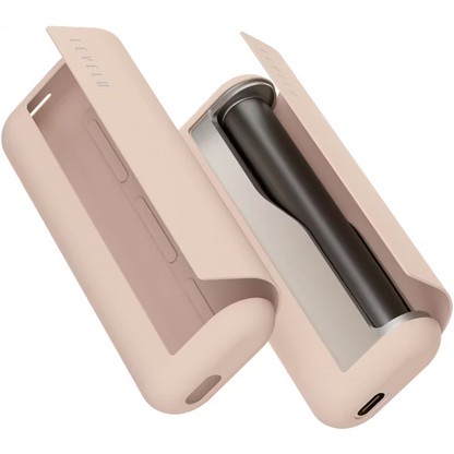 Levelo Nikko Silicone Case for IQOS ILUMA Prime 2023 Slip-Resistant Beige