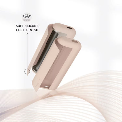 Levelo Nikko Silicone Case for IQOS ILUMA Prime 2023 Slip-Resistant Beige