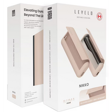 Levelo Nikko Silicone Case for IQOS ILUMA Prime 2023 Slip-Resistant Beige