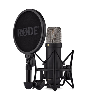 Rode NT1 5th Gen — Studio Condenser Microphone with Dual XLR & USB Connectivity & 32-bit Float Audio-Black