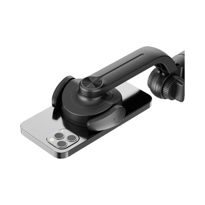 Porodo MagSafe Selfie Tripod – Magnetic Mount, Foldable, Adjustable, Black