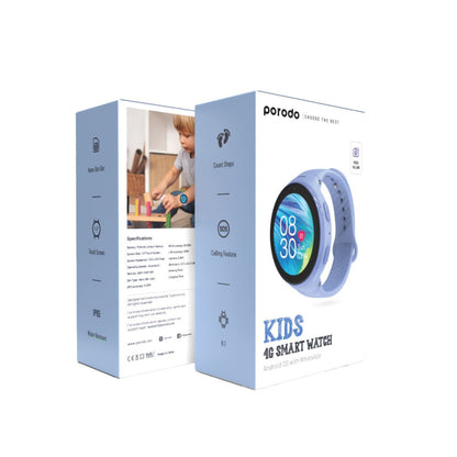 Porodo 4G Kids GPS Watch – 700mAh, 8GB, SOS, IP67, Video Call
