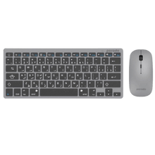 Porodo Wireless Super Slim and Portable Bluetooth Keyboard with Mouse (English / Arabic)