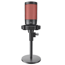 Porodo Gaming Professional RGB Condenser Microphone with Extension Stand - Black