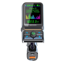 Porodo Dual Port Car Charger FM Transmitter PD 36W QC 18W - Black