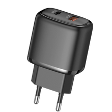 Porodo Dual Output USB-C PD And USB-A QC Quick Charger EU