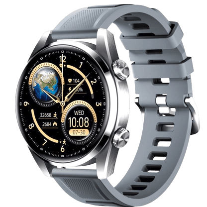 Porodo Nebula Smart Watch  Dial with Black Silicone Band