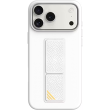 Levelo Morphix Silicone GripStand Case for iPhone 17 Pro Max Silver