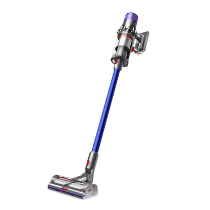 Dyson V11 Absolute Cordless Vacuum – 185 AW, 60‑Min Runtime, LCD Adaptive Cleaning (Nickel/Blue)