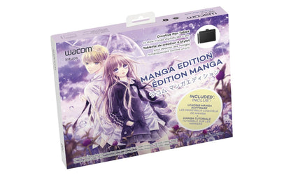 Wacom Intuos Manga Edition – Bluetooth Graphics Tablet with 4096 Pressure Levels & Clip Studio Paint Pro