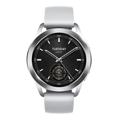 Xiaomi Watch S3 – AMOLED Display, Dual-Band GPS, Bluetooth Calling & 15-Day Battery (Silver)