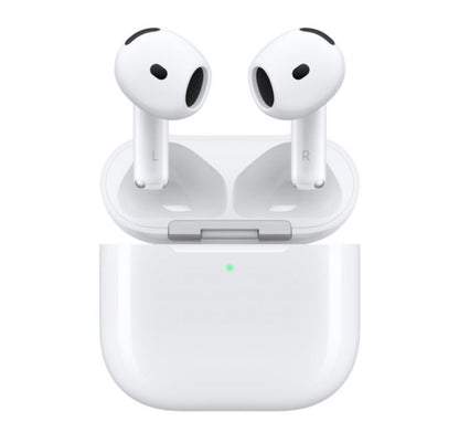 Apple AirPods (4th Generation) with Active Noise Cancellation – USB‑C, Wireless Charging Case – White