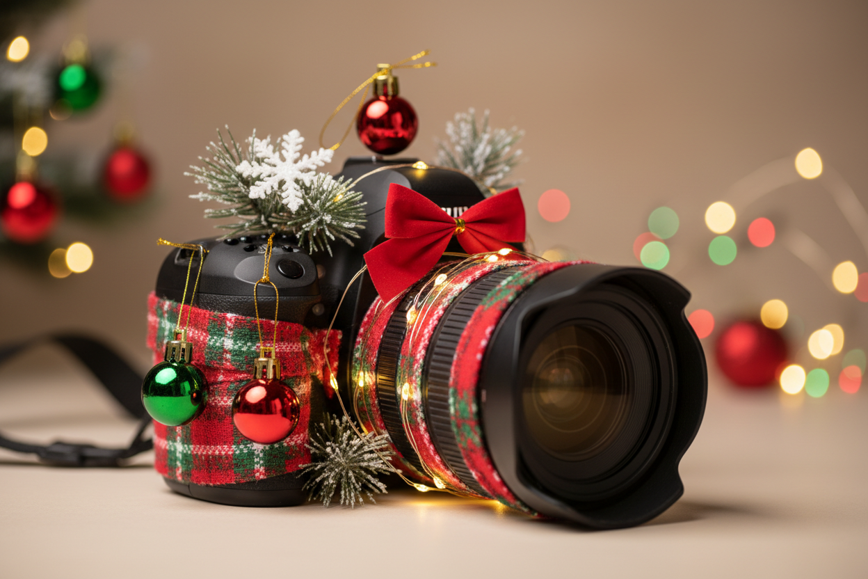 camera with christmas vibes size: 731 × 510
