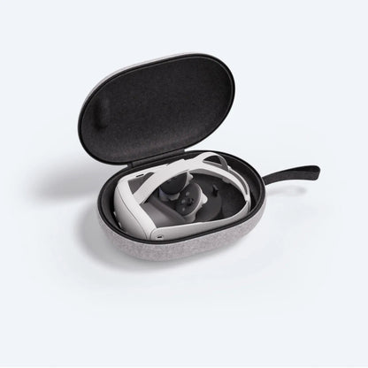Meta Quest 3 Compact Carry Case – Stylish, Secure & Ready for Travel- Gray