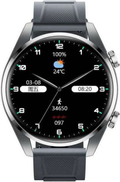 Porodo Nebula Smartwatch – Full-Touch Display, Health Tracking, Silicone Band