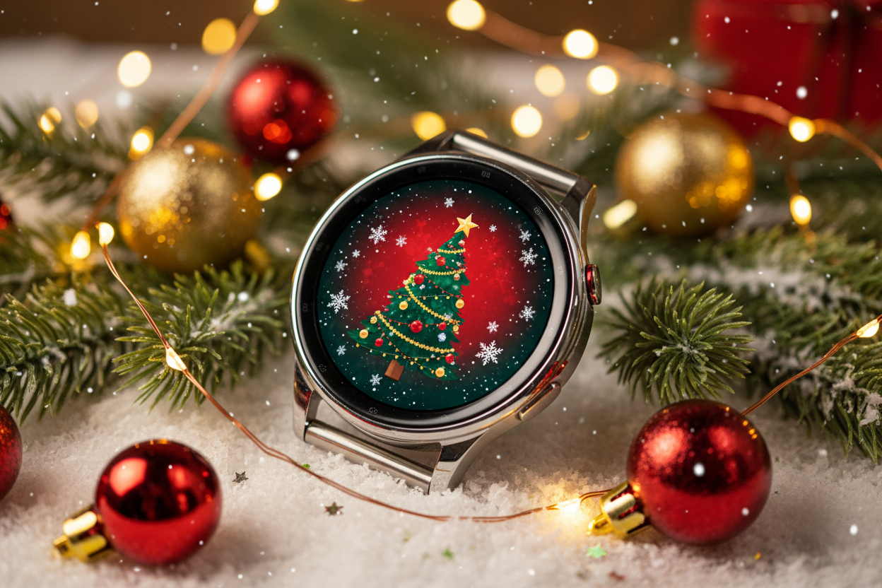Galaxy watch with christmas vibes