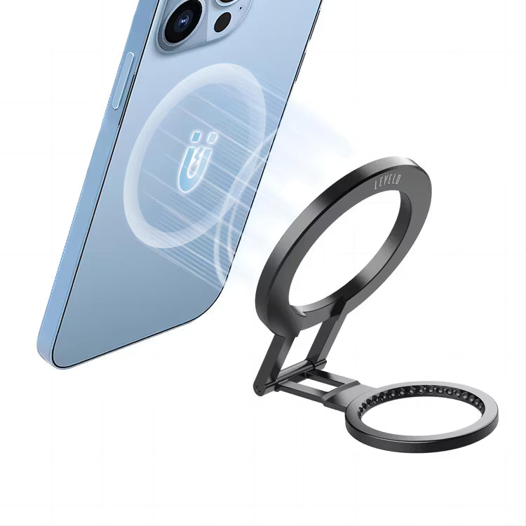 Levelo Kaito 3 in 1 Magsafe Laptop Phone Holder with 360° Disc Rotation