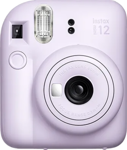 Fujifilm Instax Mini 12 – Instant Credit-Card Prints, Auto Exposure & Selfie Mode for Effortless Creativity