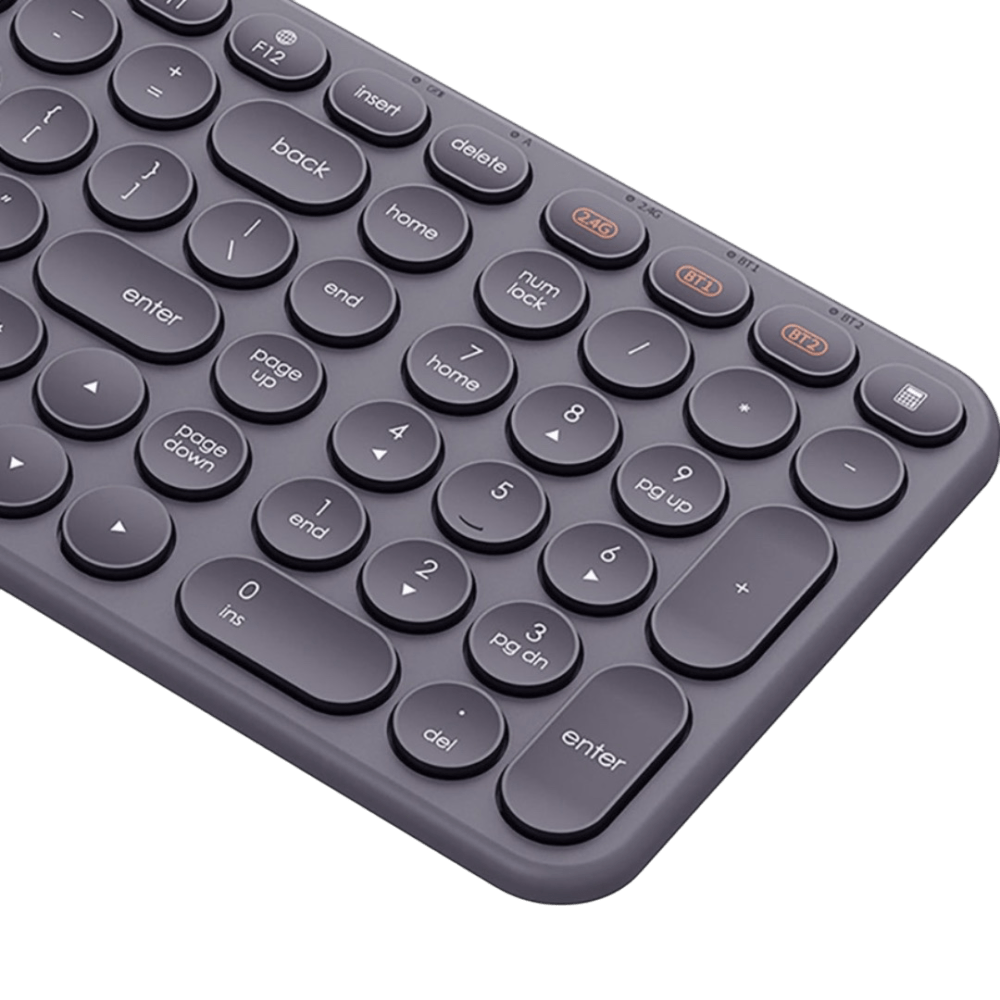 Baseus K01B Wireless Tri-Mode Keyboard - Frosted Gray