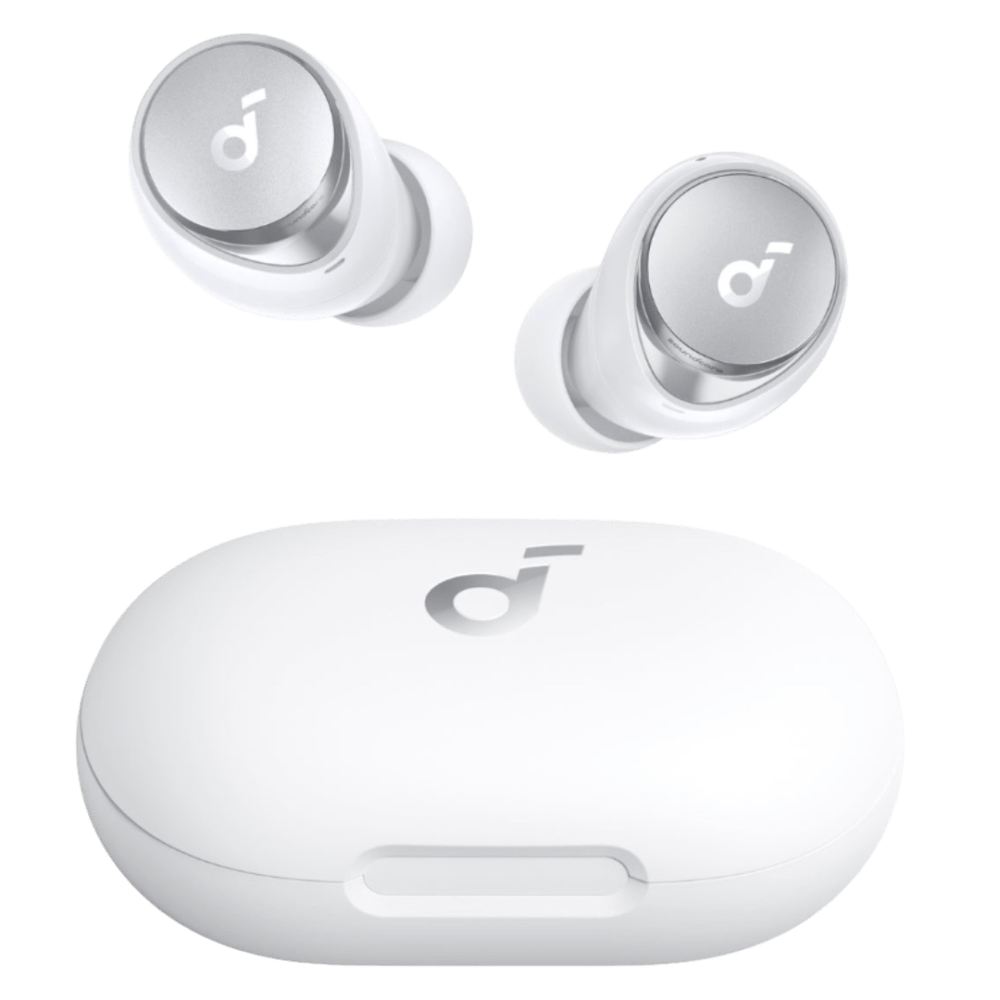 Soundcore by Anker Space A40 Long-Lasting Noise Cancelling Earbuds (White)