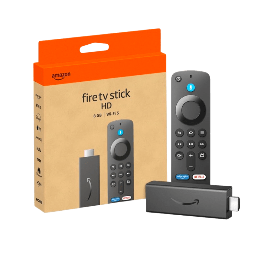 Amazon Fire TV Stick HD (WiFi 5, 8GB) – Live TV, Alexa Remote, Smart Home & HD Streaming