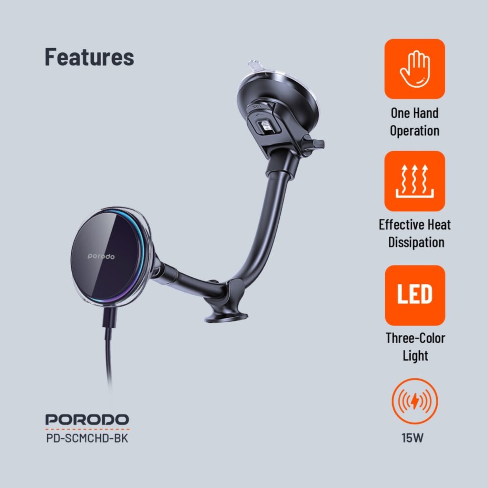 Porodo Semiconductor Cooling Magsafe Charging Mount